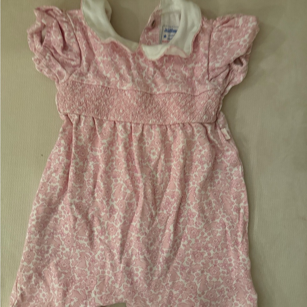 Jojo Maman Floral Baby Romper